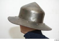  Photos Medieval Knight Kettle Hat plate Helmet 1 Head Kettle Hat plate Helmet Medieval helm army plate 0004.jpg